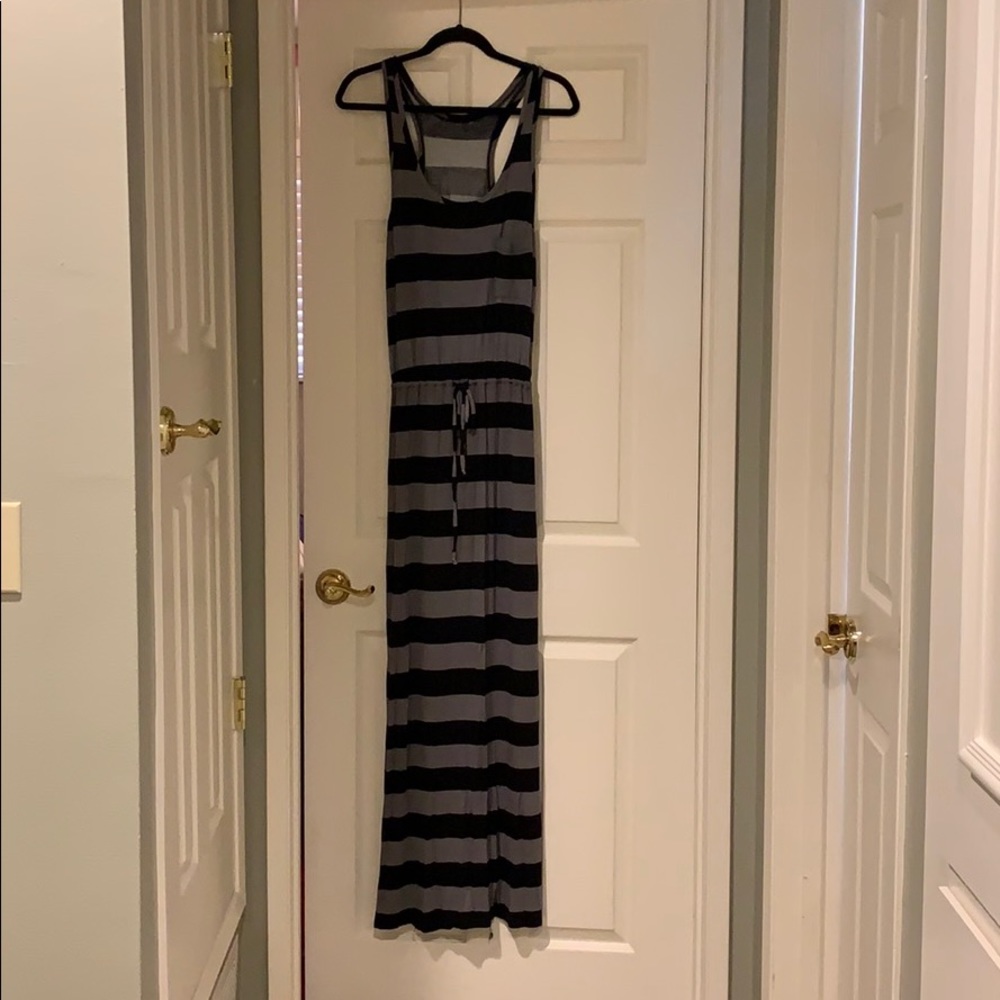 Striped cotton dress